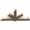 Ekena Millwork Redmond Rough Sawn Timber Gable Bracket, Douglas Fir, 72"W x 33"H x 6"D x 6"F, 11/12 Pitch GBW072X33X0606RED00RDF - alternate 4